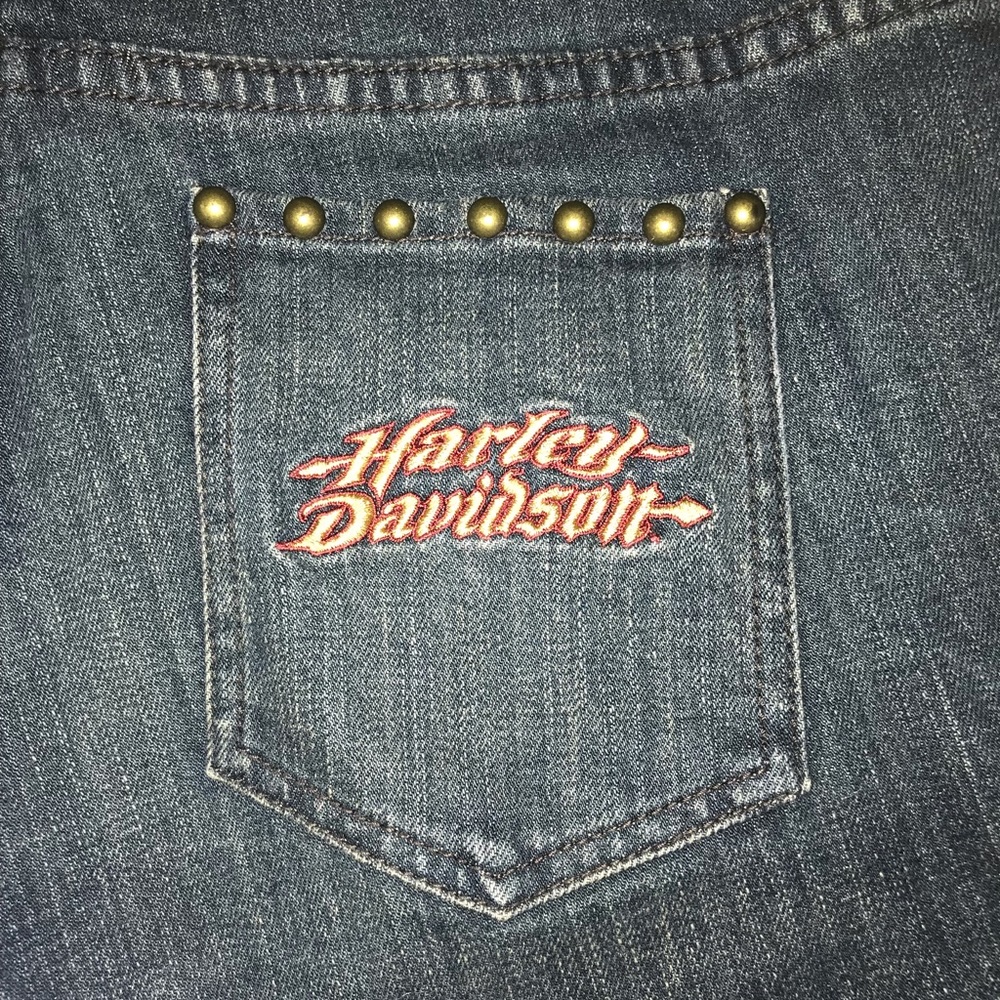 women’s Harley Davidson jeans/Capri